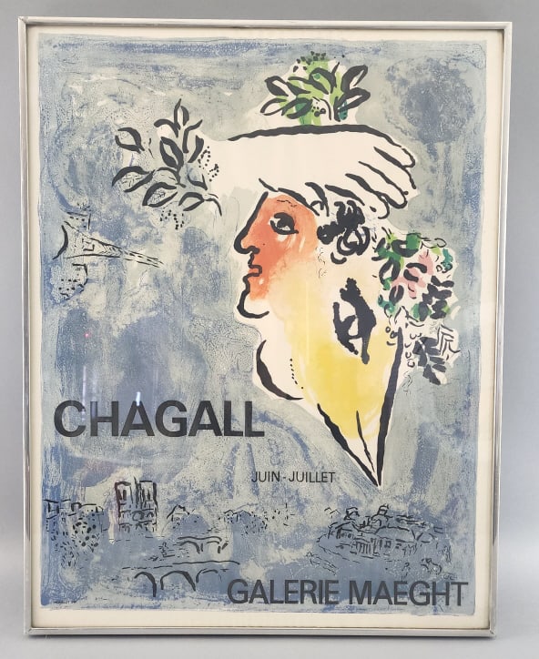 Marc Chagall "The Blue Sky" Lithograph (1 of 4)