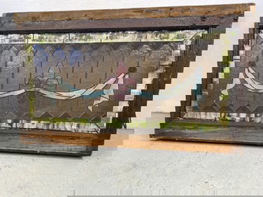 Stained Glass Window w/ Light Box