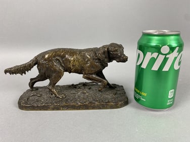 Pierre Jules Mene Bronze Spaniel Dog