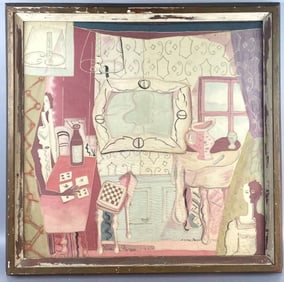 Abstract Painting on Silk