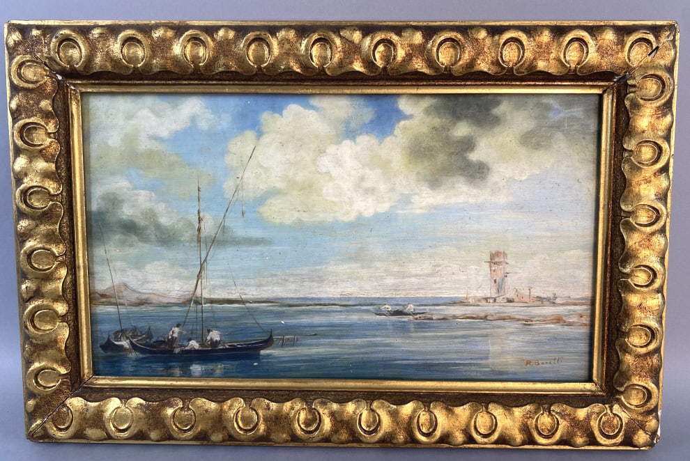 R. Bonetti Mediterranean Fishing Scene (1 of 3)