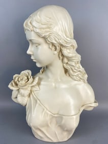 Classical Torso Sculpture of a Women in Resin