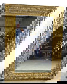 Ornate Giltwood & Gesso Wall Mirror