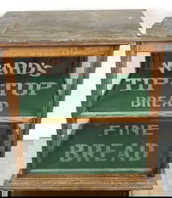 Oak Shop Counter Display Case