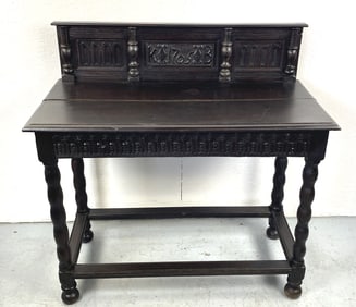 Antique Carved Oak side Table