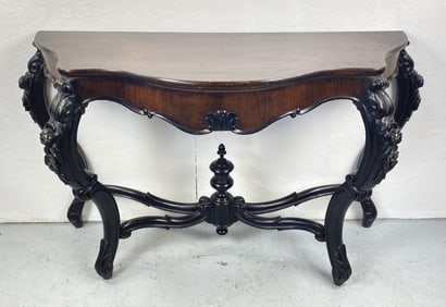 Victorian Highly Carved Console Table