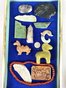 Grouping of Asian Articles Including Jade
