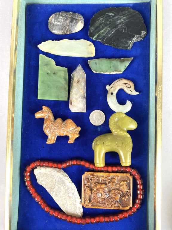 Grouping of Asian Articles Including Jade (1 of 8)