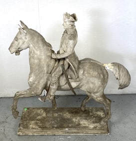 Sculpture of General Anthony Wayne on Horseback
