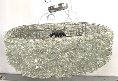 Contemporary Crystal Chandelier