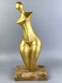 After David Hostetler, Gilt Metal Sculpture