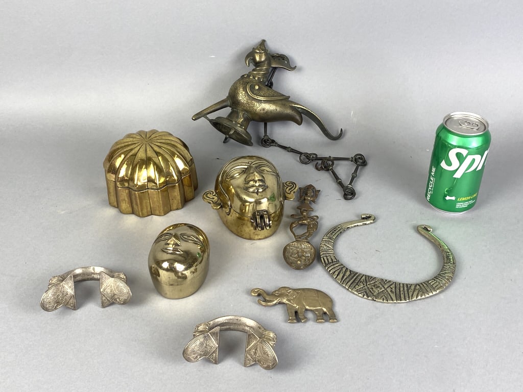 Group of Indian Brass & Other Articles (1 of 7)