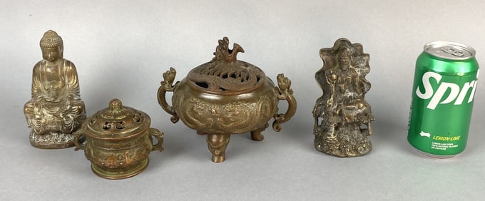 Four Chinese Bronze Articles