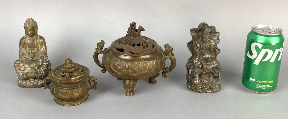 Four Chinese Bronze Articles (1 of 9)