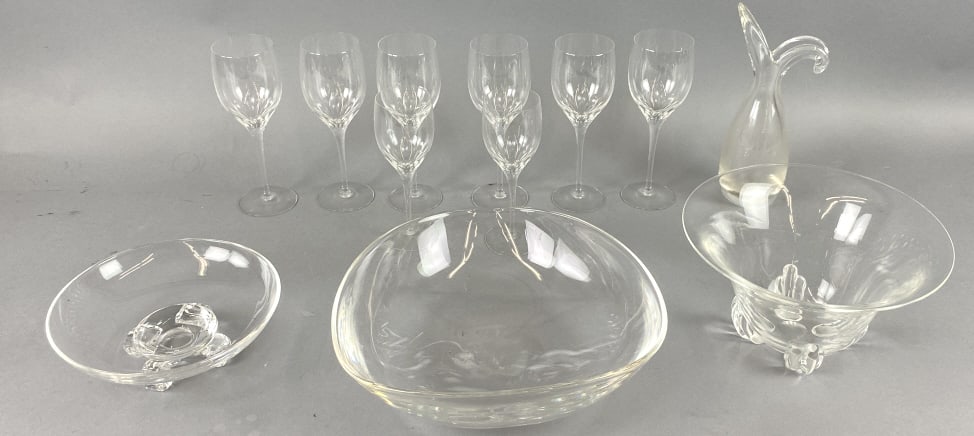 Grouping of Steuben & Orrefors Crystal (1 of 7)