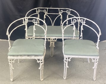 Faux Bamboo Cast Aluminum 3 Piece Set