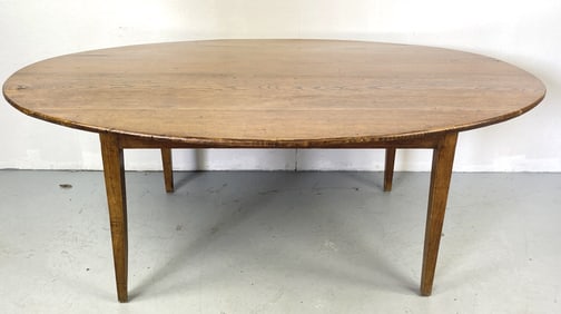 English Elm Farmhouse Oval Table
