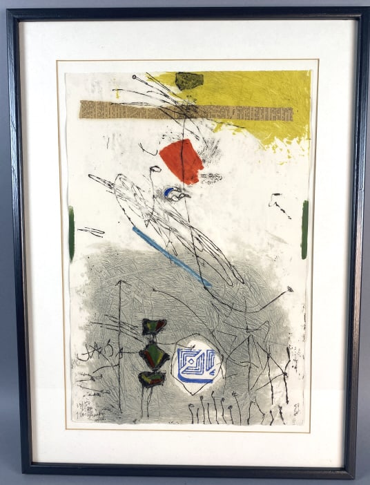 James Coignard Mixed Media Etching 33/50 (1 of 3)