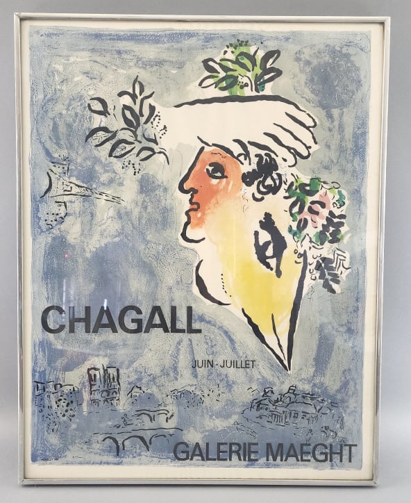 Marc Chagall "The Blue Sky" Lithograph (1 of 4)