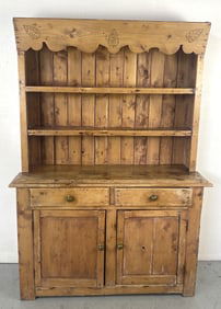19th C. Pine Hutch