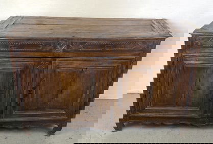 18th C. French Provincial Walnut Commode