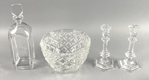 Baccarat, Tiffany, and Orrefors Crystal Articles