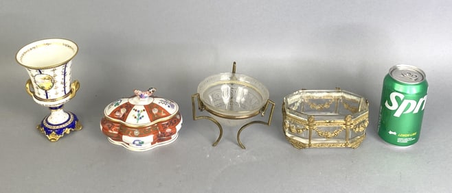 Herend Lidded Dish together w/ Others