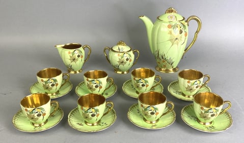 Carlton Ware 'Spider's Web' Coffee Set