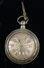 English Silver Pocket Watch