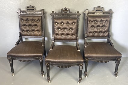 3 Eastlake Side Chairs