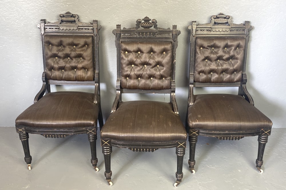 3 Eastlake Side Chairs