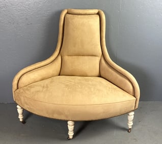 Ultrasuede Corner Chair