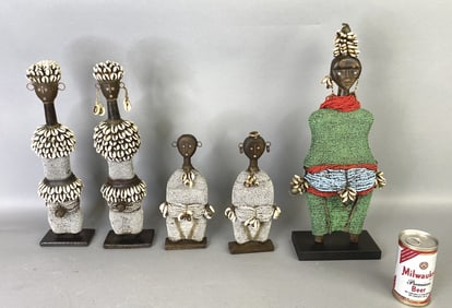 Group of 5 South African Sculptures