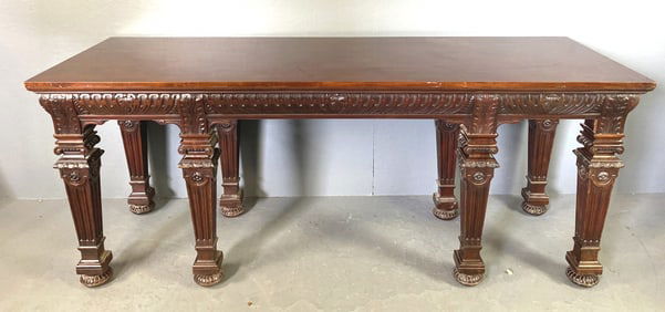 19th C. Mahogany Serving Table
