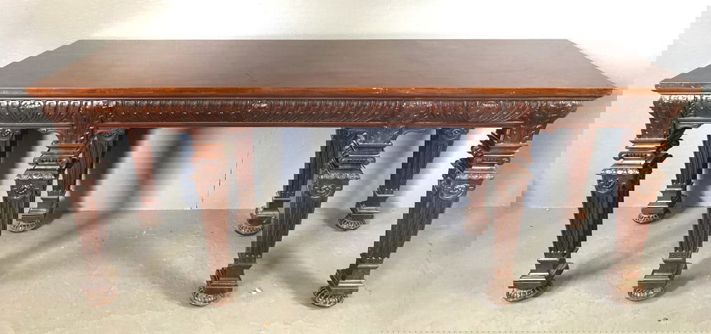 19th C. Mahogany Serving Table (1 of 9)