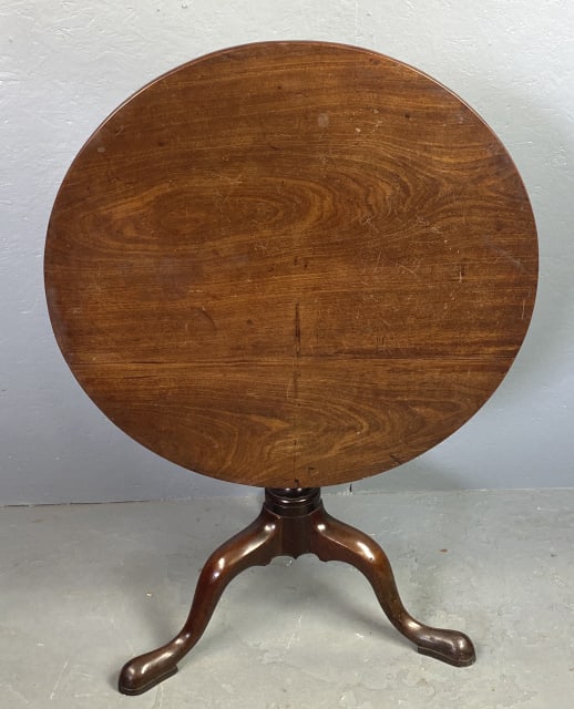 Georgian Mahogany Tilt Top Side Table (1 of 5)