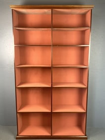 Georgian Style Open Bookcase