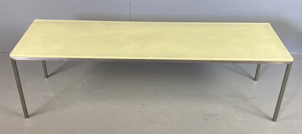 Contemporary Metal and Green Composition Top Table (1 of 4)