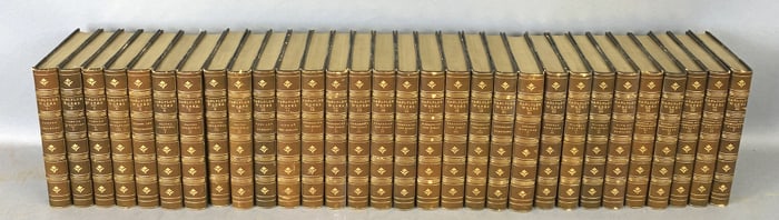 30 Leather Bound Volumes of Carlyles Works
