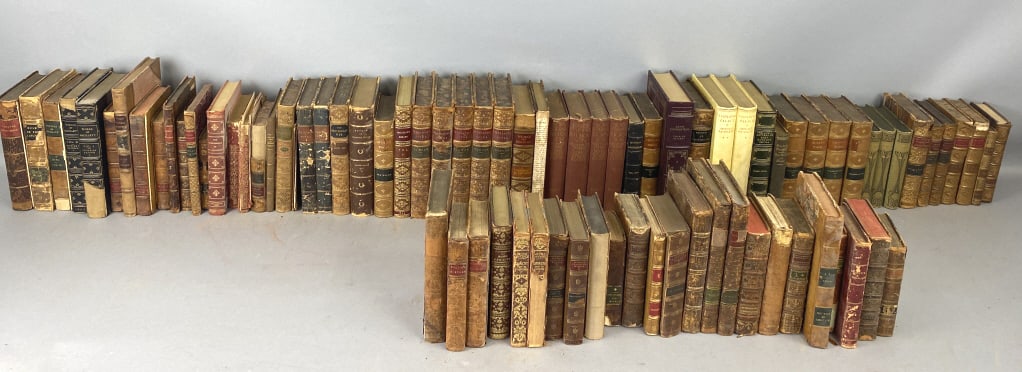 Group of Leather & Cloth Bound Books (1 of 8)