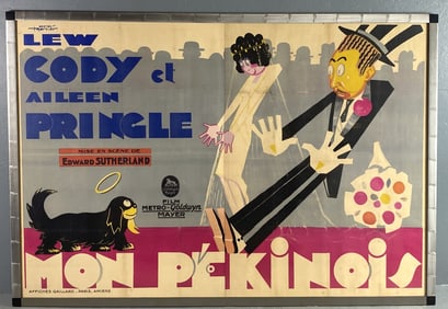 Vintage French Movie Poster " Mon Perinois"