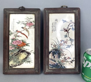 2 Chinese Porcelain Plaques