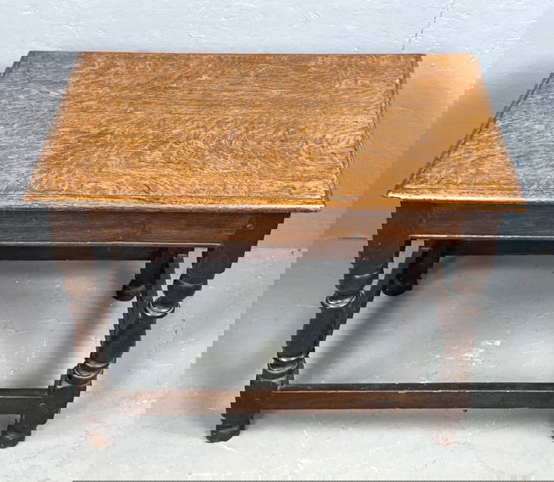 Antiques English Oak Side Table (1 of 4)