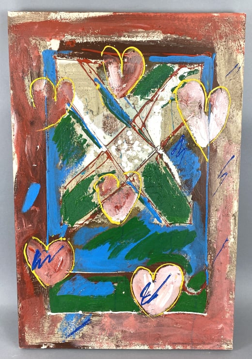 Peter Banks Six of Hearts 'Cardinal' (1 of 5)