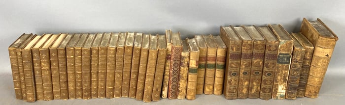 Group of Leather Bound Books