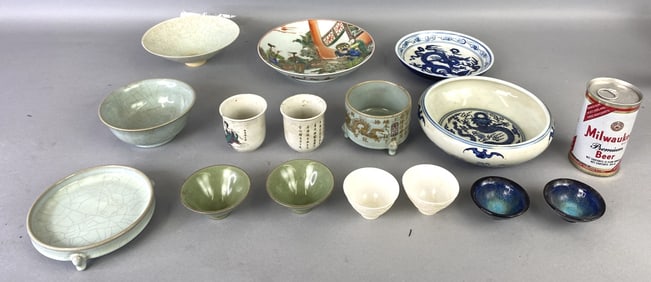 Group of Chinese Porcelain Bowls & Cups