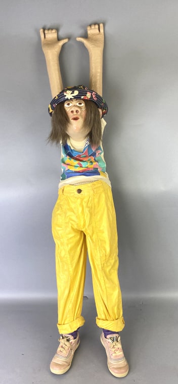 Cruickshank Folk Art Hanging Boy Figure (1 of 6)