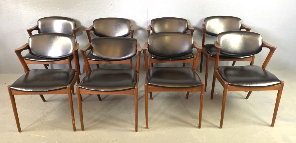 Set of Eight MCM Dining Chairs (1 of 7)