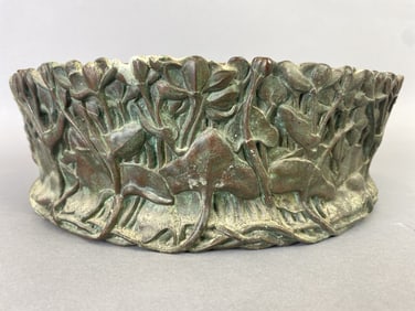 Tiffany "Marsh Marigold" Bronze Planter