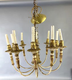 Florentine Style 10 Light Chandelier